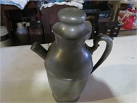 PEWTER COFFEE CARAFE 8596 - HAS DENT