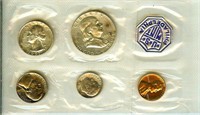 1957 "Hoosier" 5 Coin Proof Set w/ Envelope
