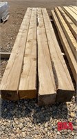 4 - 8"x8"x16' Tamarack Timbers