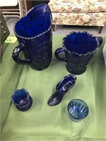 Cobalt Blue Glass (5 pieces)