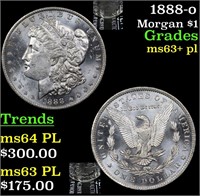 1888-o Morgan $1 Grades Select Unc+ PL
