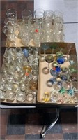 3 Flats of Approx. 90 Vintage Glassware pieces