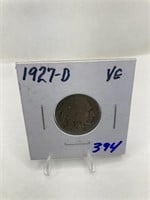 1927-D Buffalo Nickel  VG
