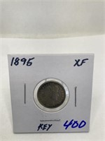 1895 Barber Dime Key Date  XF