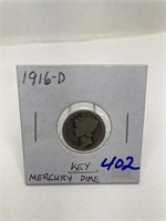 1916-D Mercury Dime Key Date