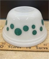 Federal Glass Polka-Dot Bowl