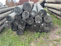 8ft x 7in wood posts