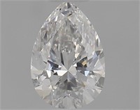 Gia Certified Pear Cut .50ct Si1 Diamond