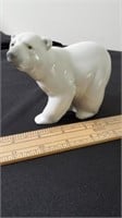 Lladro porcelain polar bear figurine.
