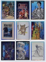(9) X STAR WARS CARDS