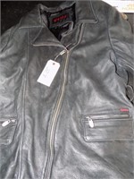 Guess leather coat XL
