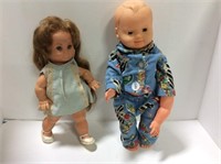2 Vintage Dolls - 1 Marked " Bella "