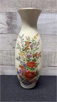 Vintage Mid Century Hand Painted Porcelain Vase Ja