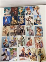(25) Pinup Stickers 2"X3” Each Glossy Lot 1