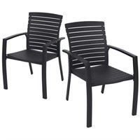 Winston Porter Stackable Armchair (Set of 2) $207