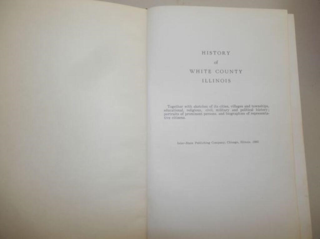 One- History of White County, IL- HB 1966