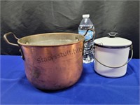 Older Copper & Enameled Pots