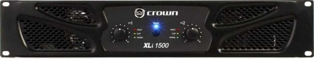 Crown XLi1500 Two-channel, 450W at 4? Power