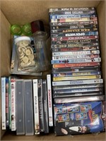 Box of DVD's & VHS Tapes 25+