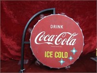 Contemporary Coca cola lighted sign.