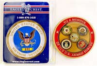 "Veteran" Challenge Coins (2)