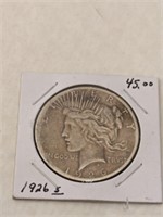 1926s Silver Peace Dollar