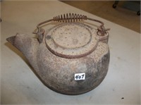 Old Cast Iron Kettle