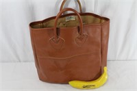 Vintage 1980s L.L. Bean Leather Tote