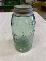 Half gallon THE MARION JAR   MASON 1858
