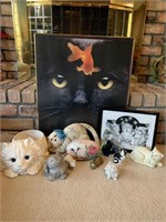 Cats of all kinds from pictures to hand painted