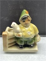 Shawnee Pottery Boy & Chicken Planter