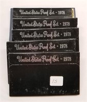(5) 1978 Proof Sets; 2 Medals