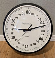 Benjamin Michael 24 Hour Round Wall Clock