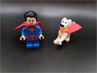 Lego Mini Figure Lot (Superman & Dog)