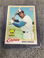 1978 Topps Andre Dawson 2nd Year Card   HOF