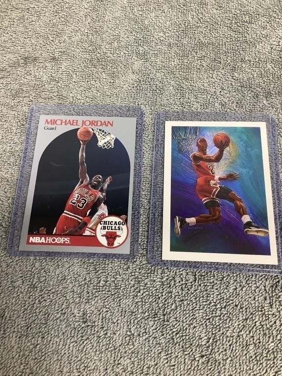 1990 Hoops Michael Jordan & 1990 Hoops Bulls