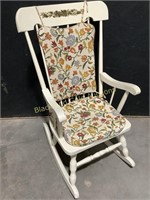 VTG Painted Wood Rocking Chair
