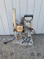 B&D Utility Drill on Craftsman Drill Press Stand