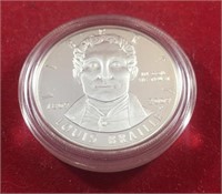 2009 Louis Braille Commemorative Silver Dollar