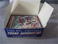 score 1990 NFL collector cards .