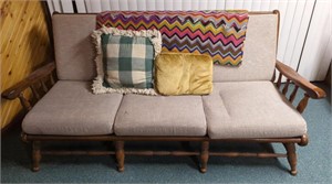 Ethan Allen Mid Century Sofa (30"×36"×75")