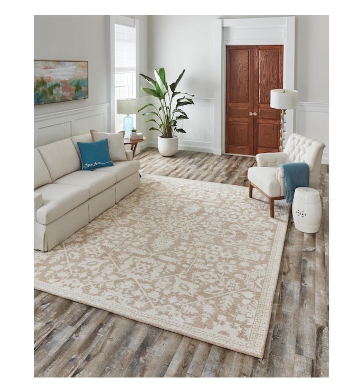 allen + roth Prairie Tapestry 8 X 10 (ft) Area Rug