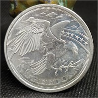 S: 1 OZ .999 SILVER ROUND FREEDOM / EAGLE