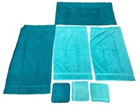 Teal Turquoise Bath Towels Hand Towels