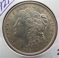 1921 Morgan Silver Dollar.