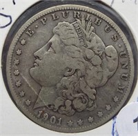 1901-S Morgan Silver Dollar.