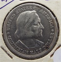 1892 Columbian Silver Half Dollar.