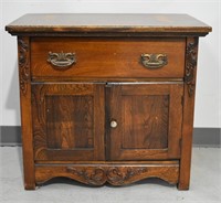 Antique Wash Stand Cabinet (No Harp)