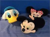 Mickey, Minnie & Donald Hats
