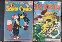 DC Real Screen Comics & Sea Devils